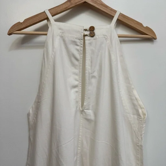 Pilcro Anthropologie Kyla Flounce Mini Dress Women Small Petite Pockets - Picture 9 of 15